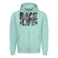 Seafoam race life Zipper Hoodie - RacoonDesign