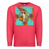 Cardinal fall bull skull Premium Sweatshirt - BarkalooDesign