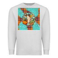 Dove Grey fall bull skull Premium Sweatshirt - BarkalooDesign