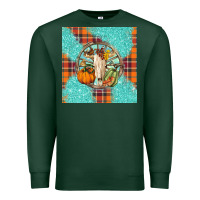 Sports Green fall bull skull Premium Sweatshirt - BarkalooDesign