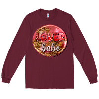 Burgundy lover babe olivia Long Sleeve Tee - OliviaCreatesArt