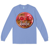 Colony Blue lover babe olivia Long Sleeve Tee - OliviaCreatesArt