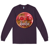 Plum lover babe olivia Long Sleeve Tee - OliviaCreatesArt