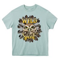 Arona wild spirit owl Heavy Core Tee - BarkalooDesign