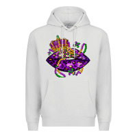 Mardi Gras Lips Premium Hoodie | Teevron
