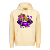 Pina Colada mardi gras lips Premium Hoodie - LillyAllenDesigns