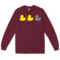 Burgundy Duck Duck Grey Duck Funny Minnesota Premium Long Sleeve Tee - trangStudio