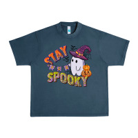 Midnight Navy stay spooky Urban Heavy Tee - CowGirlArtShop