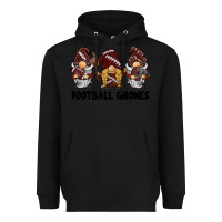 Black football gnomes Heavyweight Hoodie - BarkalooDesign