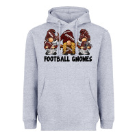 Heather Grey football gnomes Heavyweight Hoodie - BarkalooDesign