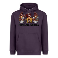Plum football gnomes Heavyweight Hoodie - BarkalooDesign