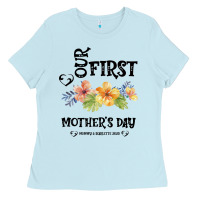Baby Blue Our Fırst Mother's day Mommy & Scarlette 2020 Ladies Tee - Bettercallsaul