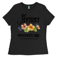 Black Our Fırst Mother's day Mommy & Scarlette 2020 Ladies Tee - Bettercallsaul