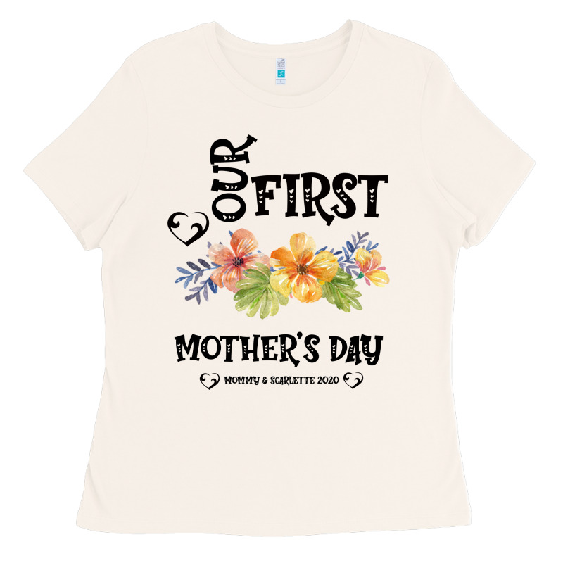 Our Fırst Mother's Day Mommy & Scarlette 2020 Ladies Tee by Bettercallsaul | Teevron