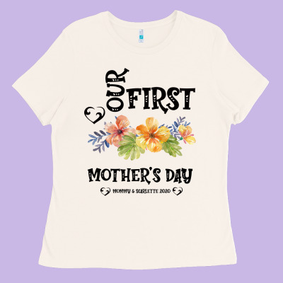 Our Fırst Mother's Day Mommy & Scarlette 2020 Ladies Tee Designed By Bettercallsaul
