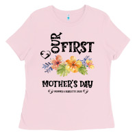 Bubblegum Pink Our Fırst Mother's day Mommy & Scarlette 2020 Ladies Tee - Bettercallsaul