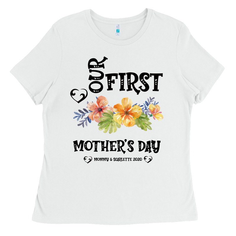 Our Fırst Mother's Day Mommy & Scarlette 2020 Ladies Tee by Bettercallsaul | Teevron