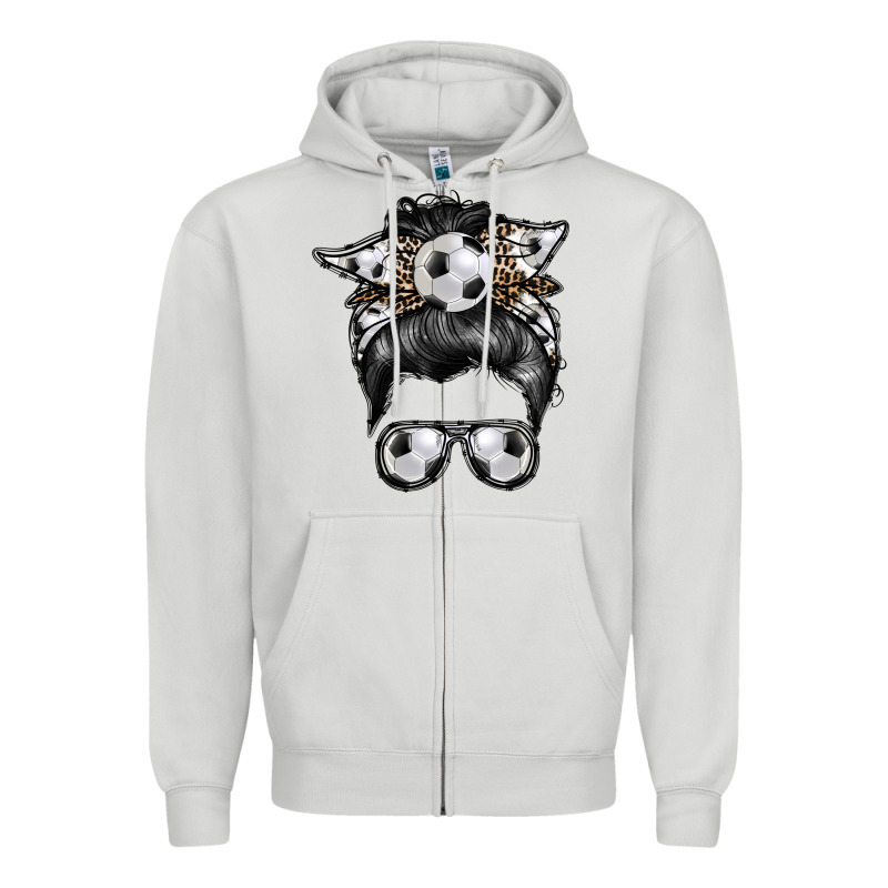 Soccer Mom Zipper Hoodie by RacoonDesign | Teevron