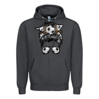 Smoke soccer mom Zipper Hoodie - RacoonDesign