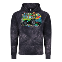 Cloud Black Autism farm tractor Vintage Hoodie - CowGirlArtShop