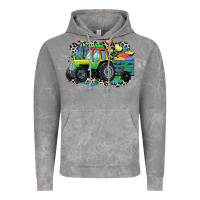 Cloud Rock Autism farm tractor Vintage Hoodie - CowGirlArtShop