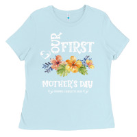 Baby Blue Our Fırst Mother's day Mommy & Scarlette 2020 Ladies Tee - Bettercallsaul