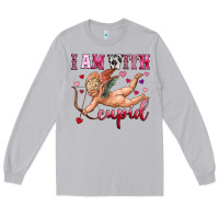 Moon Dust i am with cupid Long Sleeve Tee - OliviaCreatesArt