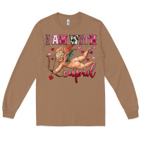 Toasted Coconut i am with cupid Long Sleeve Tee - OliviaCreatesArt