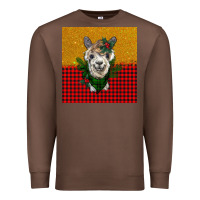 Chestnut christmas alpacas Premium Sweatshirt - BarkalooDesign