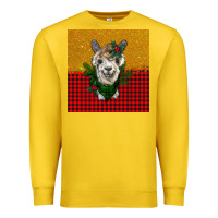 Lemon christmas alpacas Premium Sweatshirt - BarkalooDesign