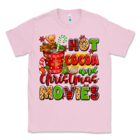 Bubblegum Pink hot cocoa and christmas movies Classic Tee - texasbilliewilder