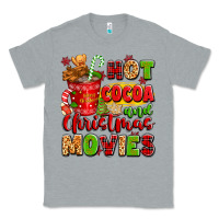 Heather Grey hot cocoa and christmas movies Classic Tee - texasbilliewilder