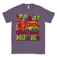 Lavender hot cocoa and christmas movies Classic Tee - texasbilliewilder