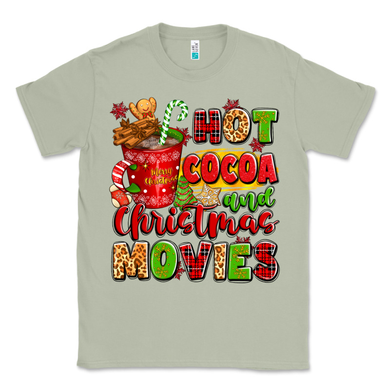 Hot Cocoa And Christmas Movies Classic Tee by texasbilliewilder | Teevron