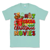 Seafoam hot cocoa and christmas movies Classic Tee - texasbilliewilder