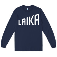 Navy LAIKA Studios GIFT Long Sleeve Tee - trangStudio