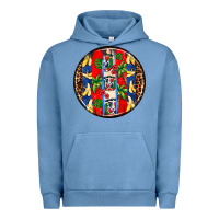 Pigment Pebble Blue dominican republic coasters Urban Hoodie - AdoDesignShop