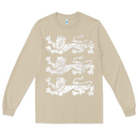 Mushroom Retro Three England Lions Vintage Souvenir Long Sleeve Tee - trangStudio