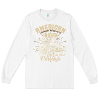 White Retro Vintage American Motorcycle Indian for Old Biker Long Sleeve Tee - trangStudio