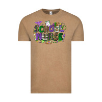 School Nurse Mardi Gras Vintage Tee | Teevron