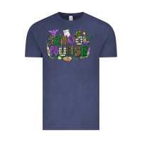 Vintage Denim school nurse mardi gras Vintage Tee - CowGirlArtShop