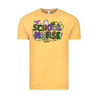 Vintage Mustard school nurse mardi gras Vintage Tee - CowGirlArtShop