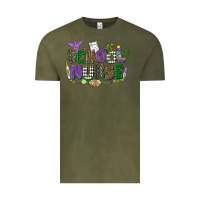 Vintage Olive school nurse mardi gras Vintage Tee - CowGirlArtShop