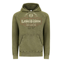 Vintage Olive Ram Trucks Limited Longhorn Edition 10th Anniversary Vintage Hoodie - trangStudio