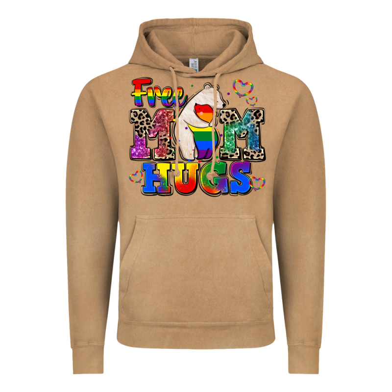Pride Free Mom Hugs Vintage Hoodie by CowGirlArtShop | Teevron