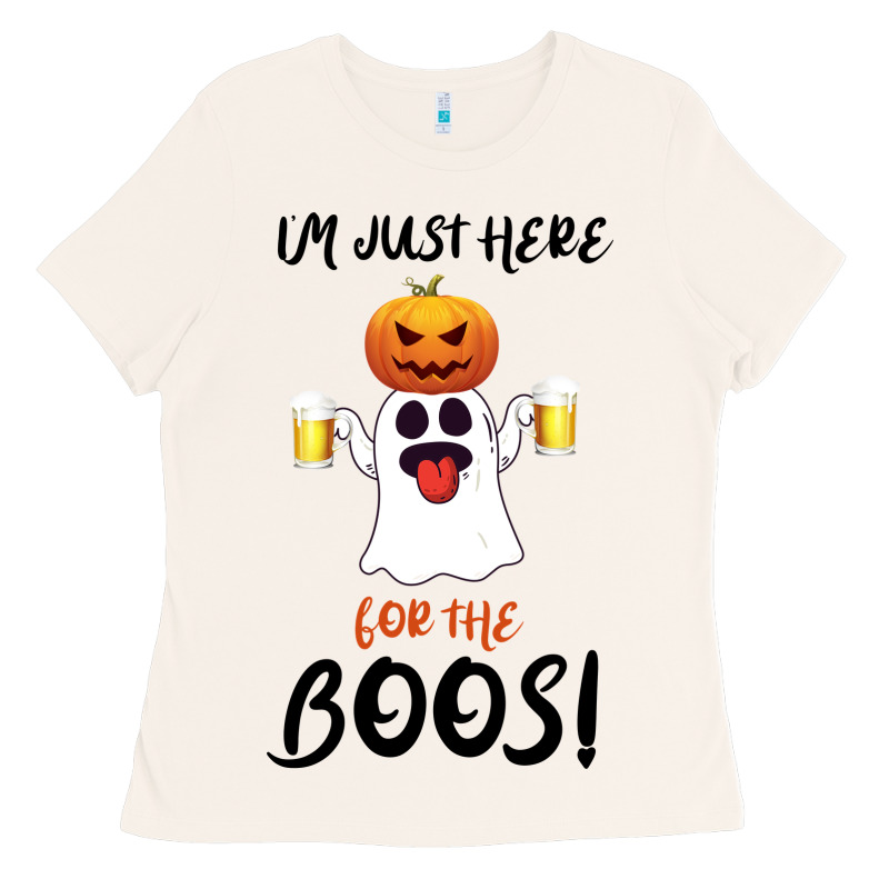 I'm Just Here For The Boos Ladies Tee by Bettercallsaul | Teevron