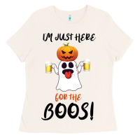 Bone I'm Just Here For The Boos Ladies Tee - Bettercallsaul
