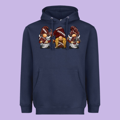 Football Gnomes Heavyweight Hoodie Designed By Barkaloodesign