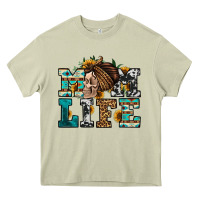 Western Momlife Skull With Bandana Heavy Core Tee | Teevron