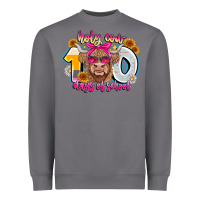Storm Holy Cow 100 Days Of School Heavyweight Sweatshirt - CowhideDigitalArt